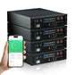 ECO-WORTHY 5.12kWh 51.2V Server Rack Battery,3U Size,with Bluetooth & WiFi