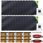 10000W Complete Off-Grid Solar Panel Kit | 10KW 120V/240V Output |   28.6kWh to 43kWh Lithium Battery | 9840 Watts of Solar Panel