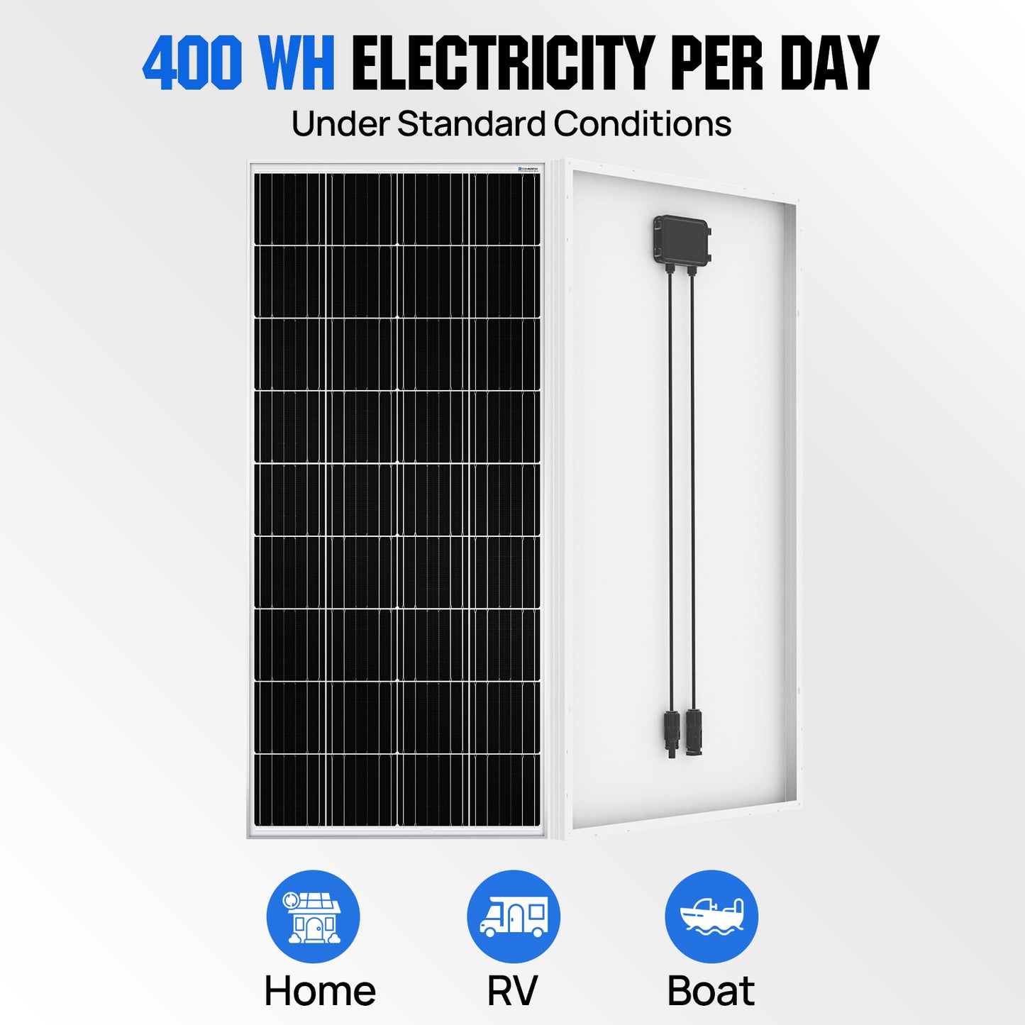 100W 12V Monocrystalline Solar Panel