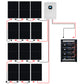 Complete Off-Grid Solar Power System - 10KW 120/240V Output | 15.36kWh to 20.48kWh Lithium Battery | 7380 Watts PV Input