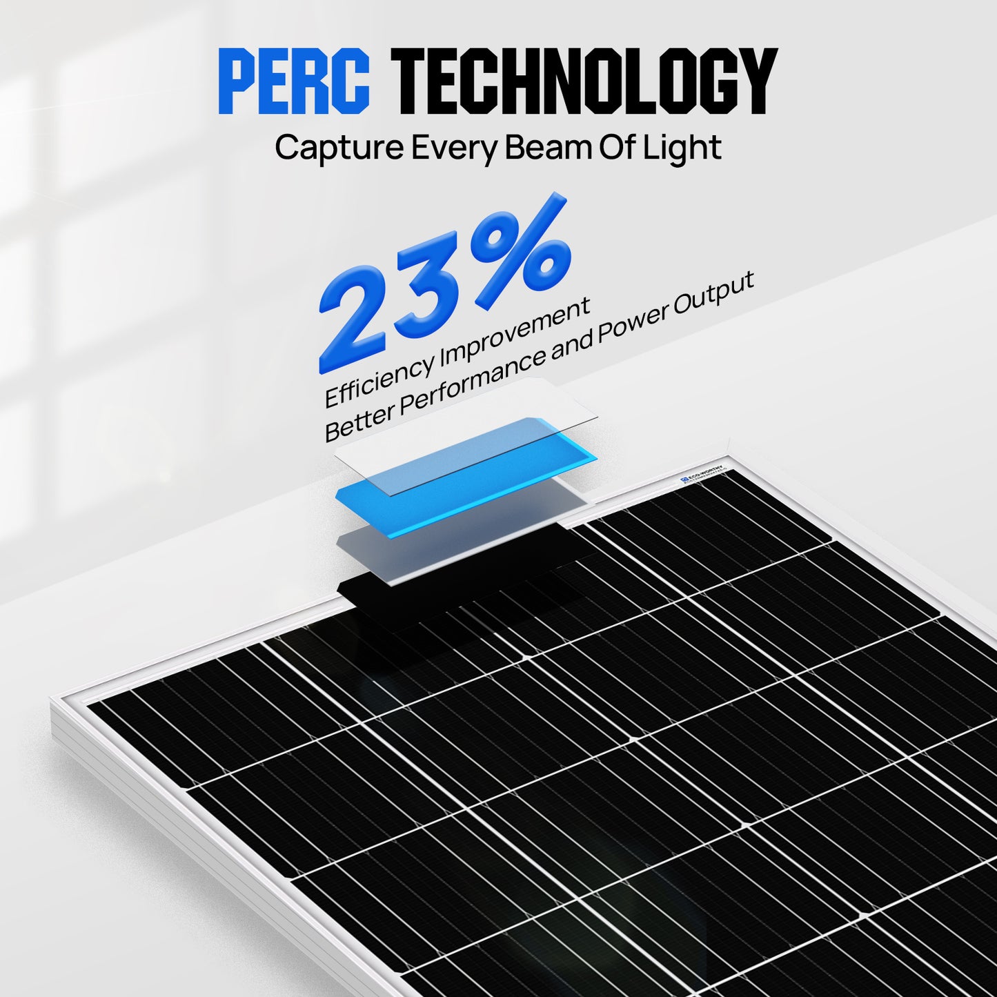 100W 12V Monocrystalline Solar Panel