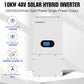 ECO-WORTHY 10000W Home Hybrid Solar Power System: 10KW GROWATT 120V/240V Output+ 14.3kWh Lithium Battery (4*280Ah)+ 4920W Solar Panel (12*410W)