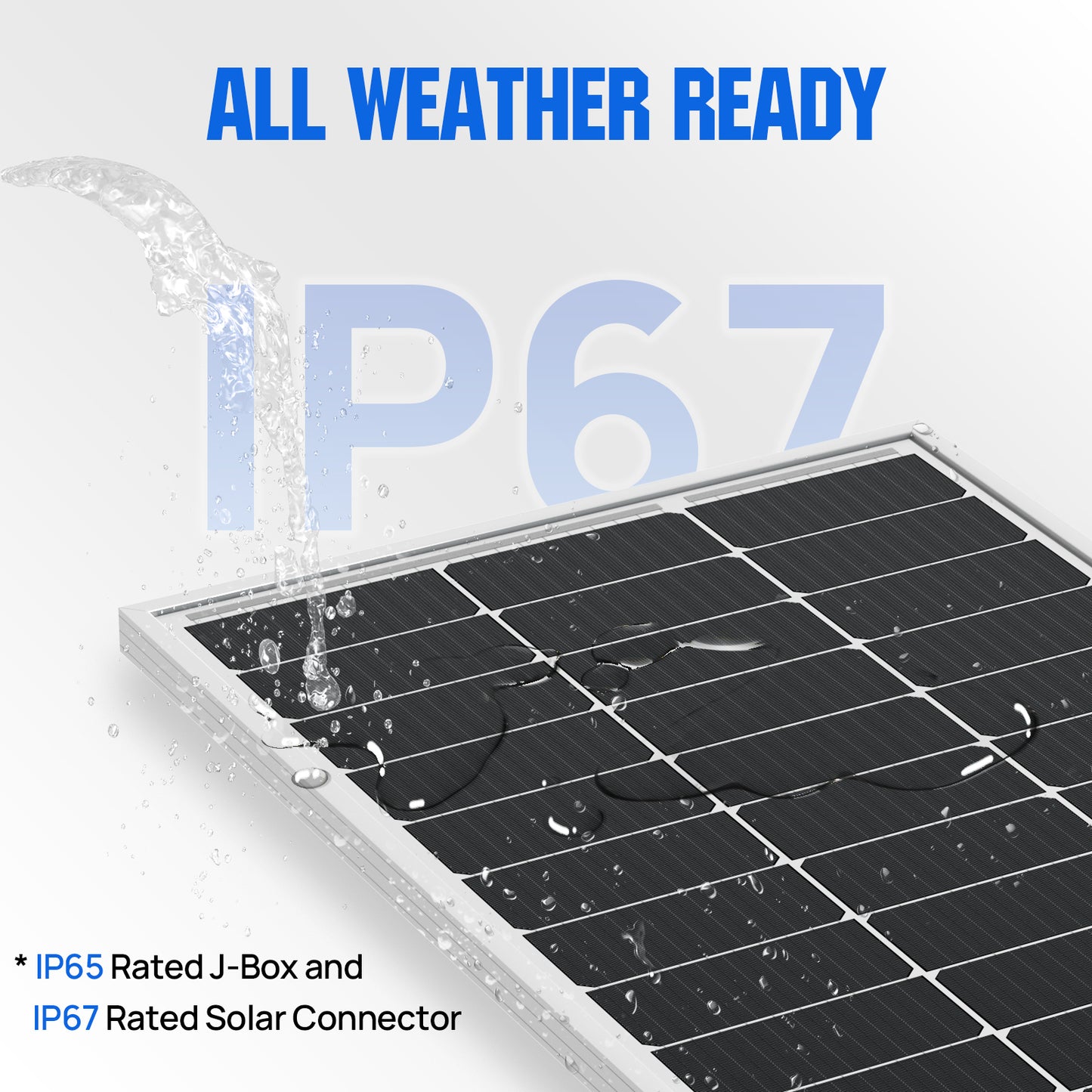 100W 12V Monocrystalline Solar Panel