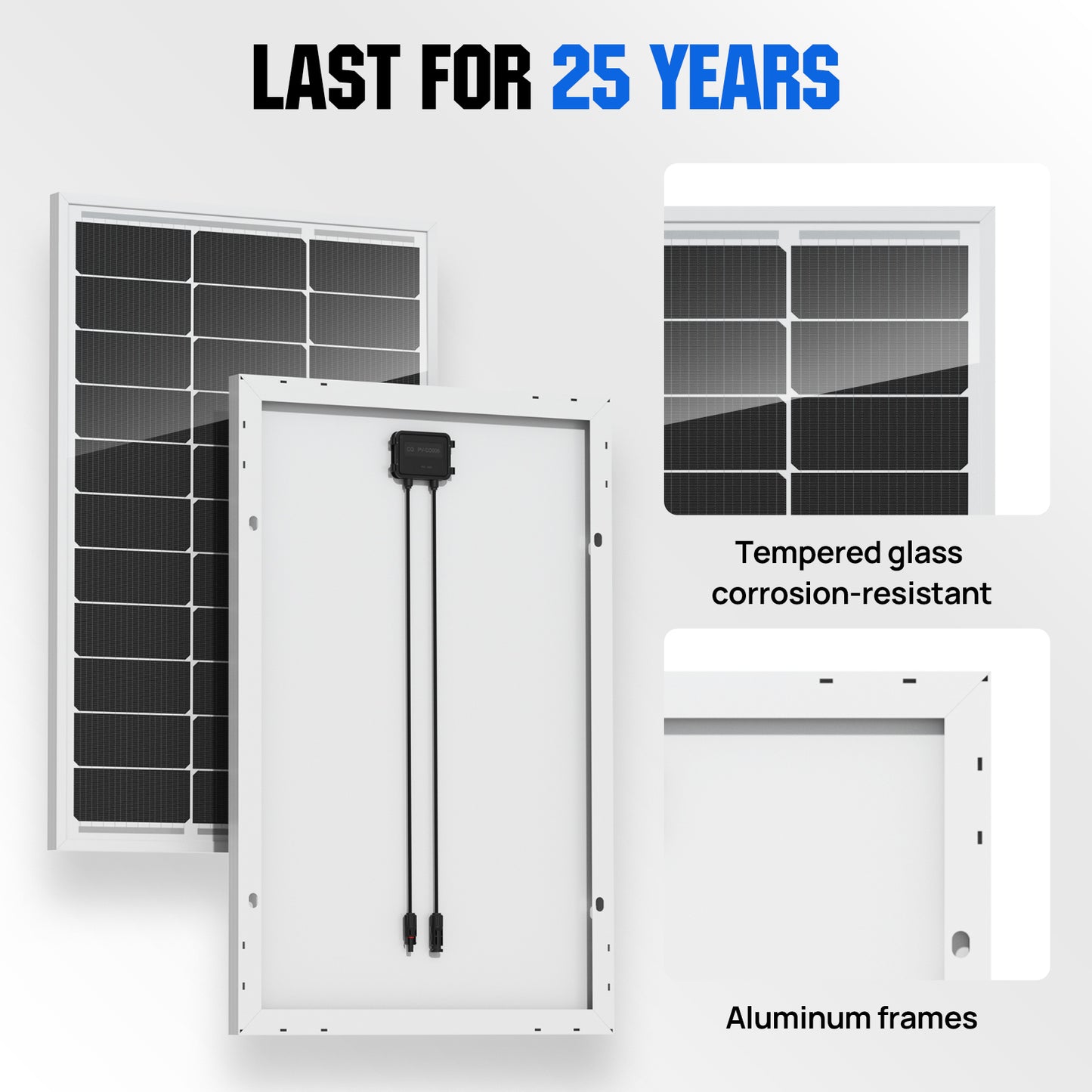 100W 12V Monocrystalline Solar Panel