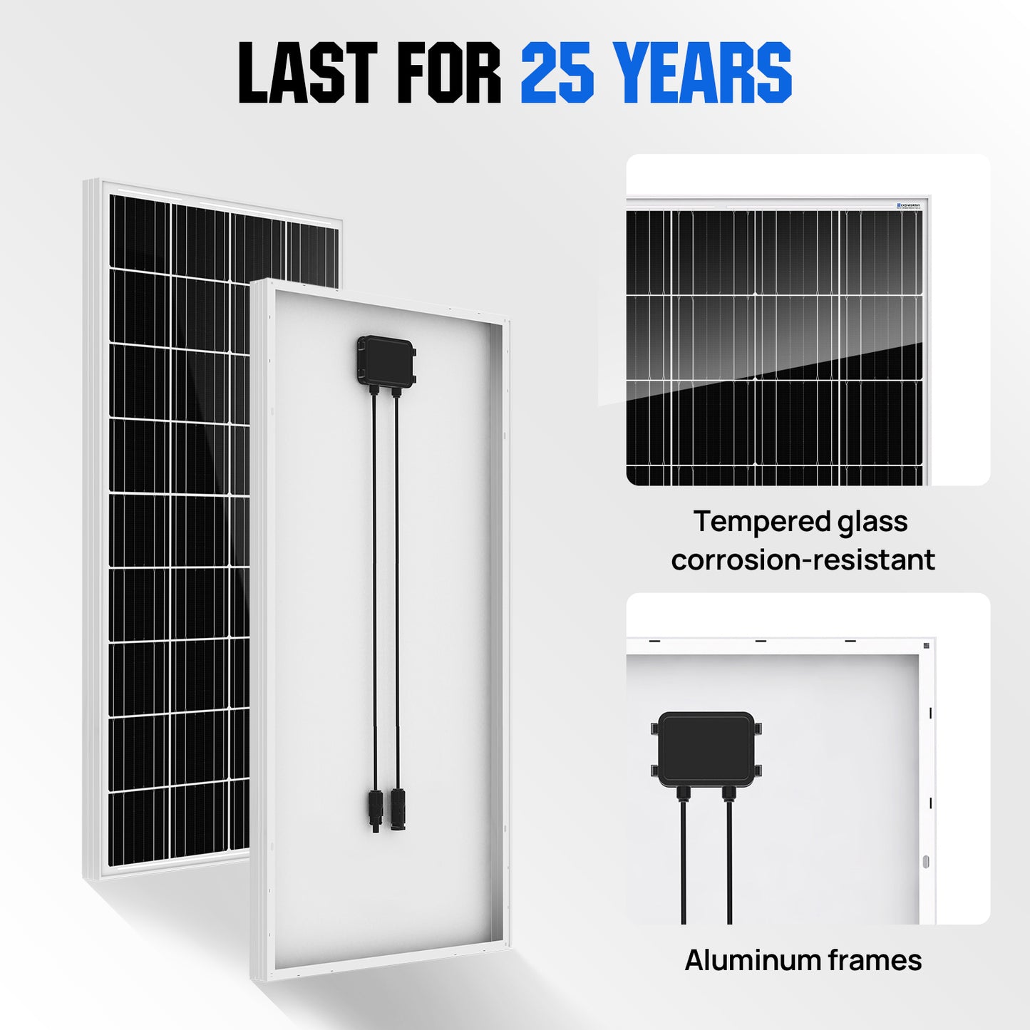 100W 12V Monocrystalline Solar Panel