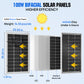 Bifacial 100W 12V Monocrystalline Solar Panel