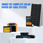 400W (4x100W) Complete Off Grid Solar Power System with HUB Monitor 2.0