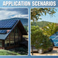 ECO-WORTHY 10000W Home Off-grid Solar Power System: 10KW 120V/240V Output+ 14.3kWh Lithium Battery (4*280Ah)+ 4920W Solar Panel (12*410W)