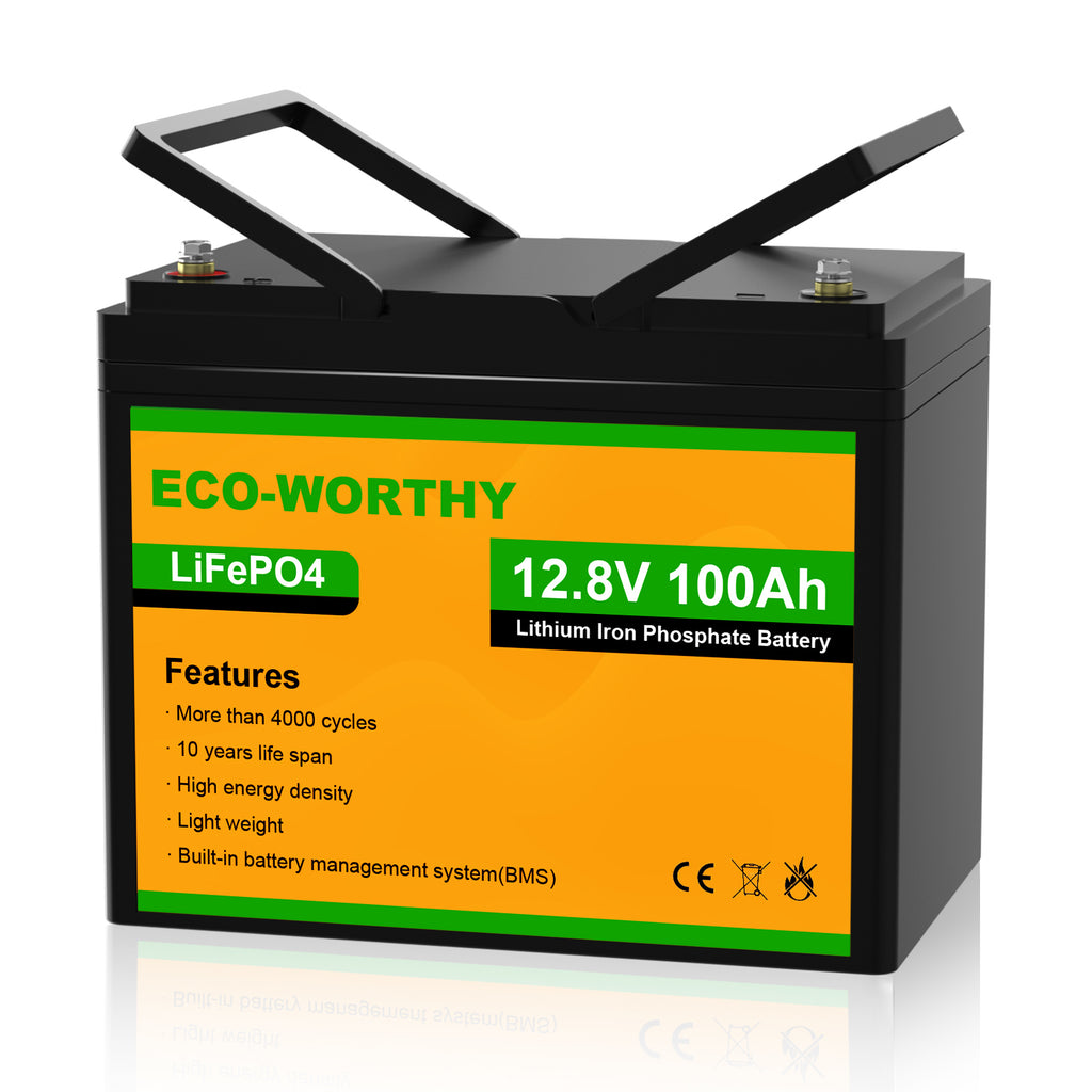 LiFePO4 12V 100Ah Lithium Iron Phosphate Battery