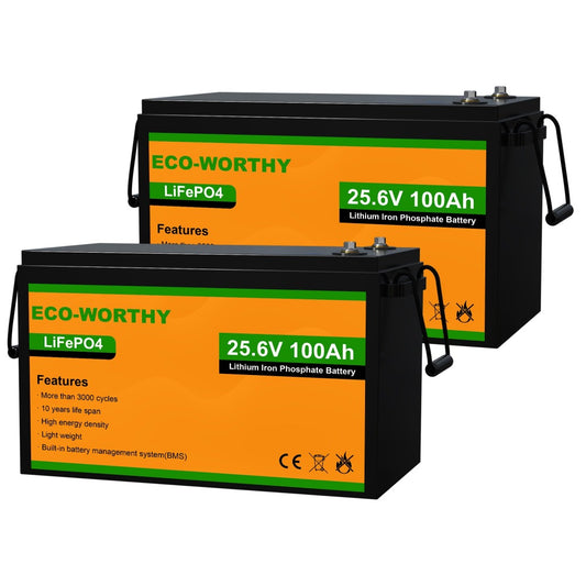 ECO-WORTHY 10AH Lithium Battery DC 12V For Solar Power System Pump 3000+  Cycles 607052788308