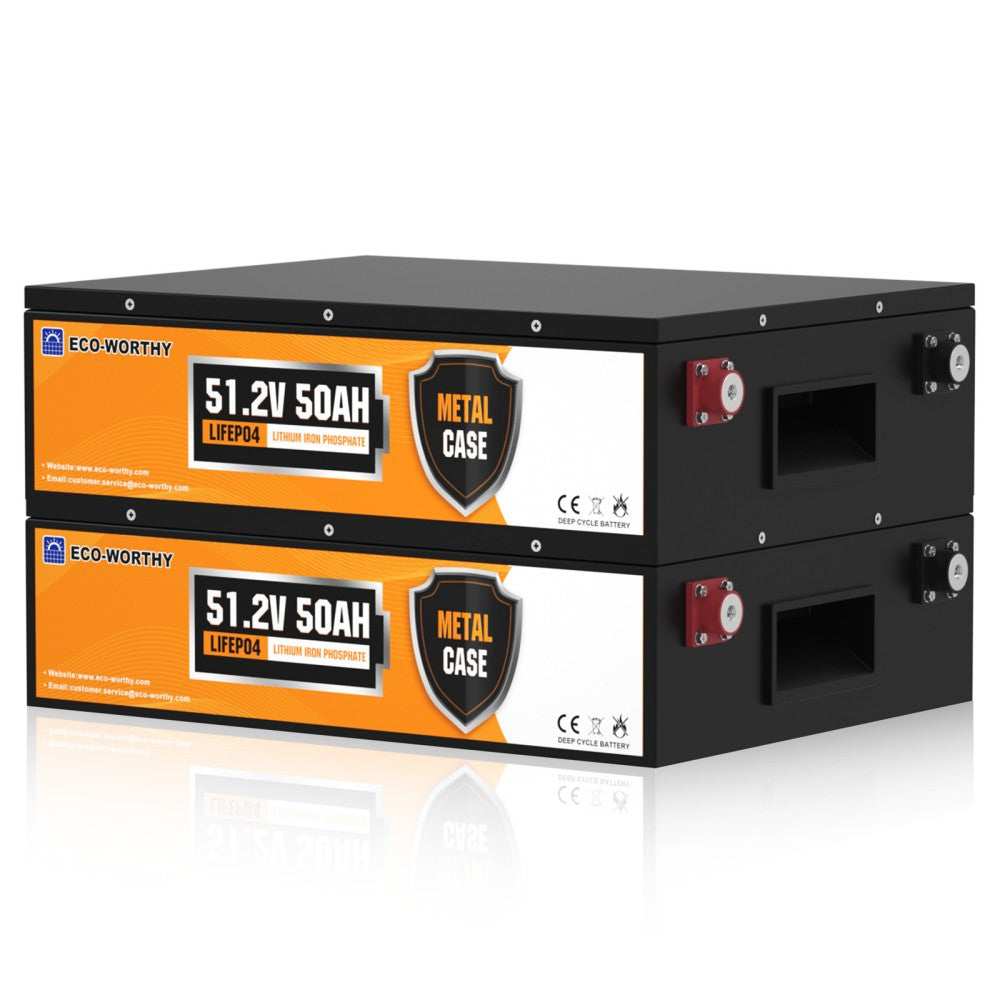 48V 50Ah Stackable LiFePO4 Battery